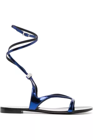 ALEXANDRE VAUTHIER Mulher Sapatos Rasos - Crystal-embellished flat sandals