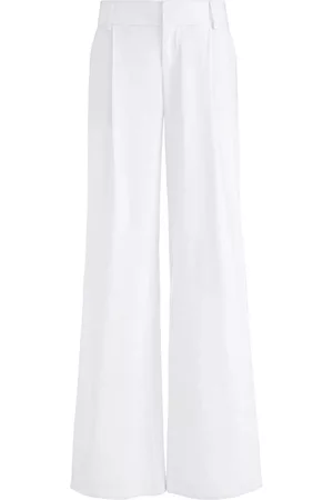 ALICE+OLIVIA Mulher Calças à Boca-de-sino - Eric long-length palazzo pants