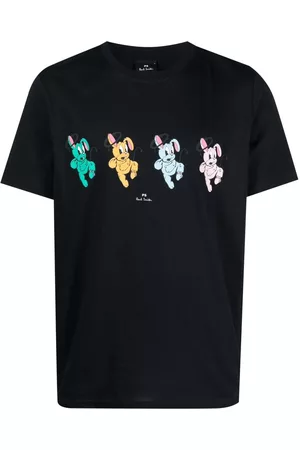 Paul Smith Homem T-shirts & Manga Curta - X Bunny Repeat organic-cotton T-shirt