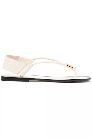 Khaite Mulher Sapatos Rasos - Devoe flat leather sandals