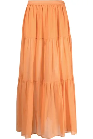 MANEBI Recife tiered voile skirt