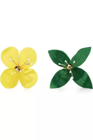 Marni Mulher Brincos - Contrasting flowers earrings