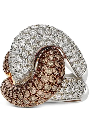 Leo Pizzo 18kt rose and white gold Abbraccio diamond ring