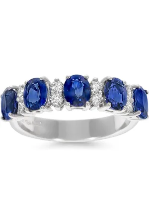 Leo Pizzo 18kt white gold sapphire Eternity band ring