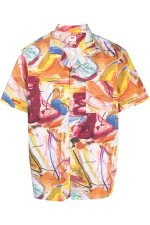 Levi's Homem Camisas de Manga curta - Artschool-print short-sleeved shirt