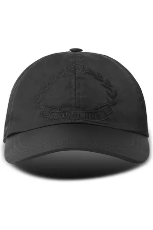 Burberry Homem Chapéus - Embroidered-logo cotton-blend cap