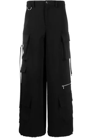Patrizia Pepe Mulher Calças Cargo - Wide-leg cargo trousers