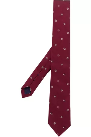 Paul Smith Homem Laços de Colarinho - Star pattern silk tie