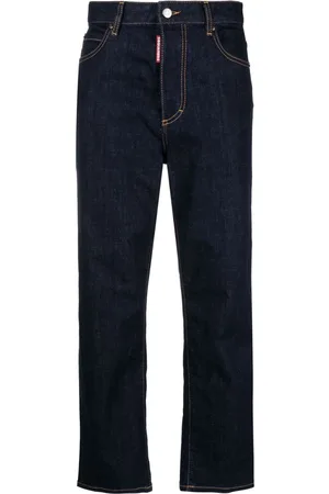 Dsquared2 Logo-patch straight-leg jeans