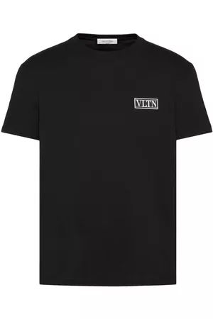 VALENTINO GARAVANI Homem T-shirts & Manga Curta - VLTN logo-patch T-shirt