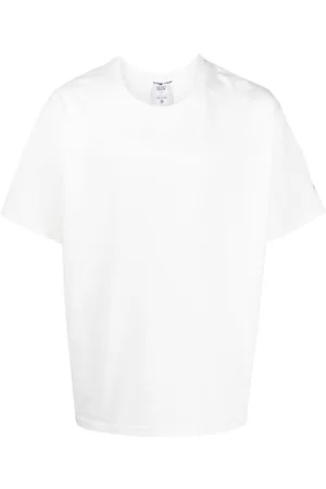 Nike Homem T-shirts & Manga Curta - Embroidered-swoosh cotton T-shirt
