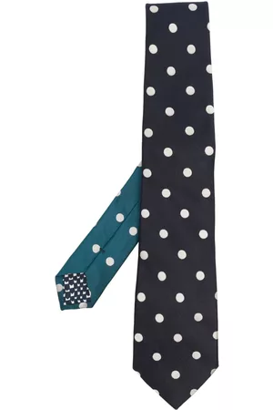 Paul Smith Homem Laços de Colarinho - Dot-print silk tie