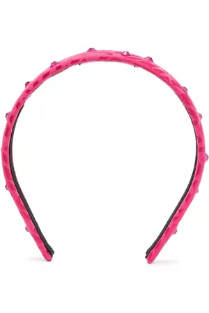 Moschino Mulher Acessórios de Cabelo - Crystal-embellished jacquard headband