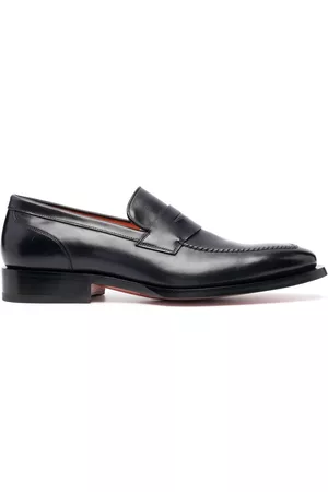 santoni Homem Oxford & Moccassins - Penny-slot leather loafers