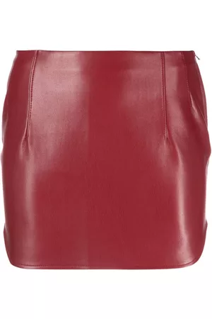 Patrizia Pepe Mulher Mini-saias - Essential faux-leather mini skirt