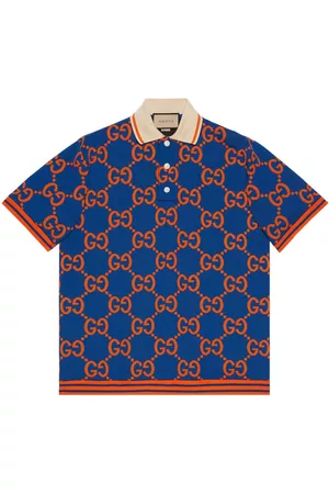 Gucci Homem Camisa Formal - GG Supreme cotton polo shirt