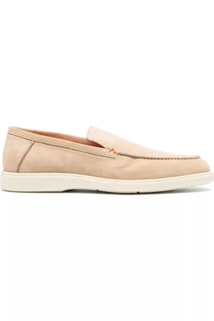 santoni Homem Oxford & Moccassins - Almond-toe suede loafers