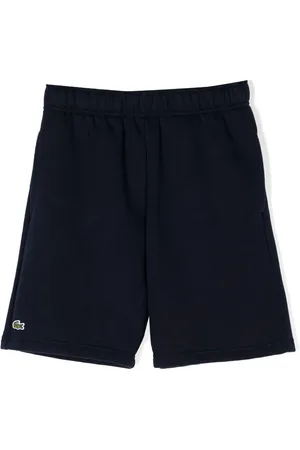 Lacoste Logo-patch elasticated-waist shorts