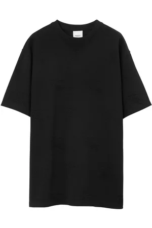 Burberry Homem T-shirts & Manga Curta - Equestrian Knight-print T-shirt