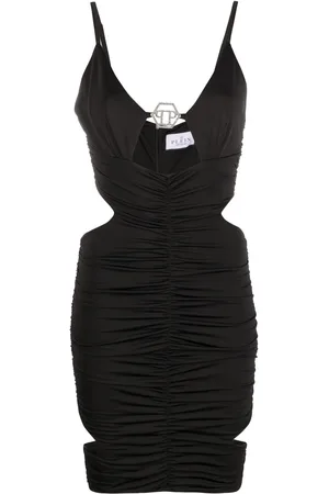 Philipp Plein Cut-out ruched minidress