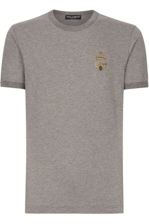 Dolce & Gabbana Motif-embroidered cotton T-shirt