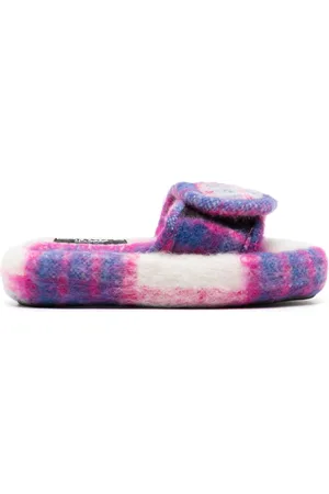 Natasha Zinko The Checked wool slides