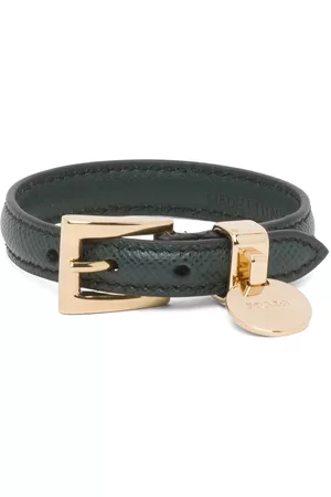 Prada Mulher Pulseiras - Saffiano leather bracelet