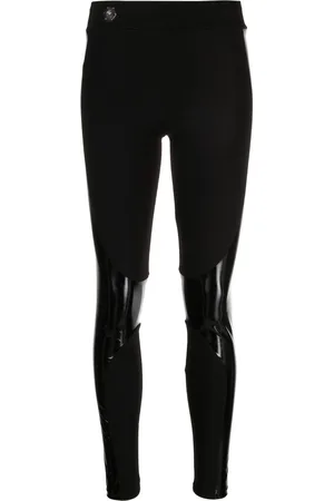 Philipp Plein Panelled mid-rise leggings