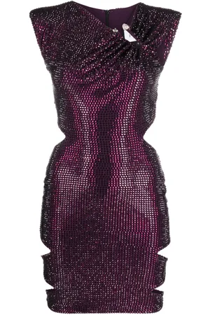Philipp Plein Crystal-embellished minidress