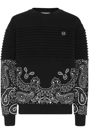 Philipp Plein Paisley-print cotton sweatshirt