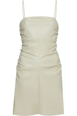 Proenza Schouler Ruched-detail spaghetti-strap minidress