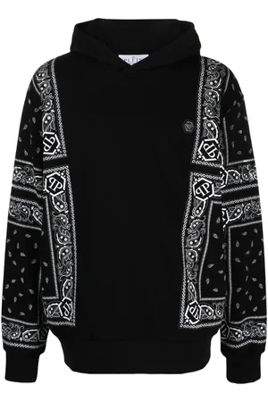 Philipp Plein Bandana-print long-sleeve hoodie