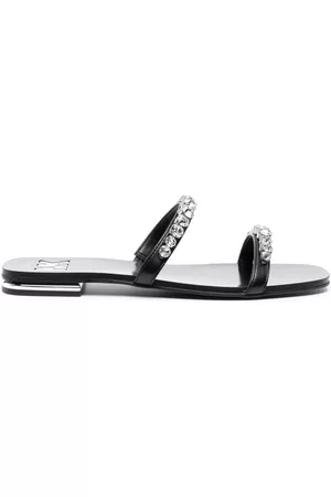 Michael Kors Mulher Sandálias Rasas - Jessa crystal-embellished flat sandals