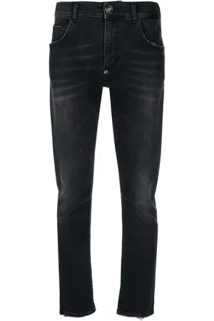 Philipp Plein Stonewashed straight-leg jeans