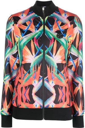 Philipp Plein Floral-print panelled tracksuit