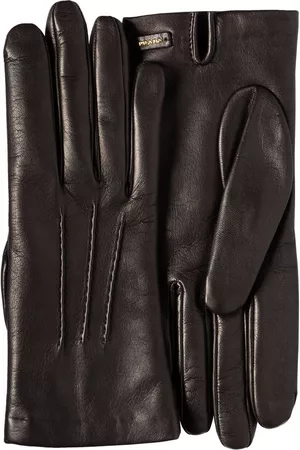 Prada Mulher Luvas - Logo-plaque slip-on gloves