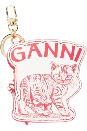 Ganni Mulher Phones - Logo-print pouch