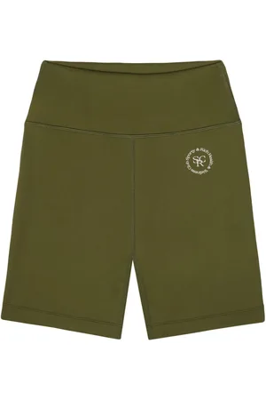 Sporty & Rich Logo-print biker shorts