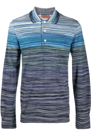 Missoni Long-sleeve striped polo shirt