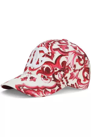 Dolce & Gabbana Menina Chapéus - Majolica-print baseball cap