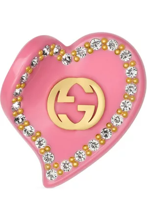 Gucci Mulher Acessórios de Cabelo - Interlocking G Heart hair clip