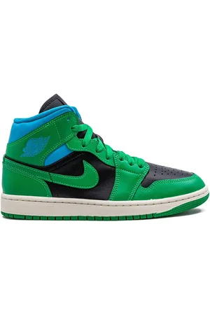 Jordan Air 1 Mid "Lucky Green Aquatone" sneakers