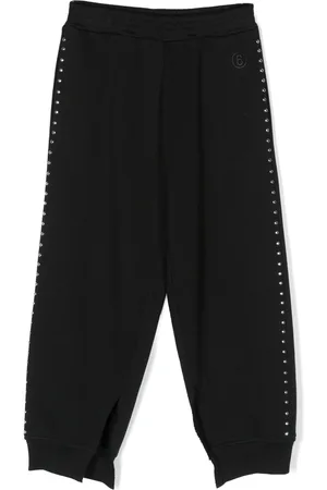 Maison Margiela Stud-embellished cotton tapered trousers