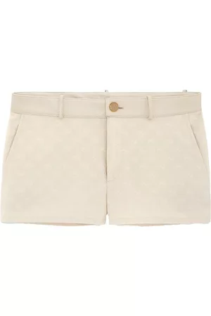Gucci Mulher Calções - GG canvas shorts