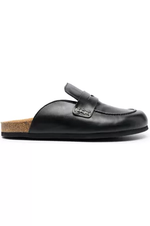 J.W.Anderson Homem Oxford & Moccassins - Leather loafer mule slides