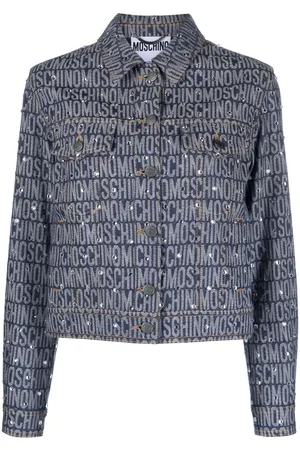 Moschino Monogram-print denim jacket