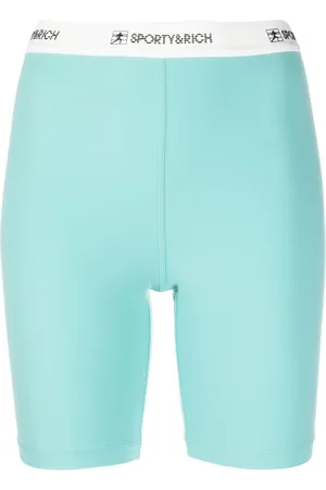 Sporty & Rich Logo-waistband shorts