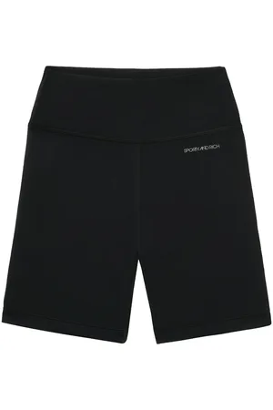 Sporty & Rich Logo-print biker shorts