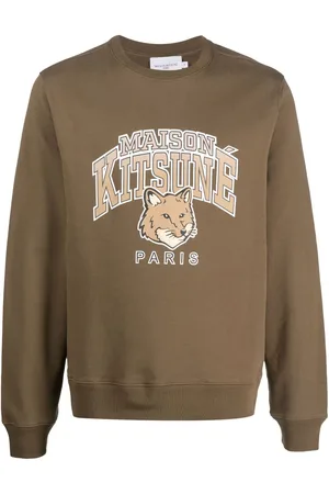 Maison Kitsuné Logo-print cotton sweatshirt