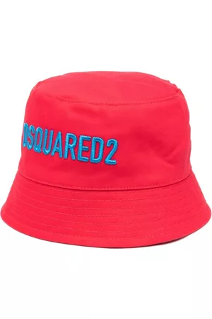 Dsquared2 Chapéus - Logo-embroidered cotton bucket hat